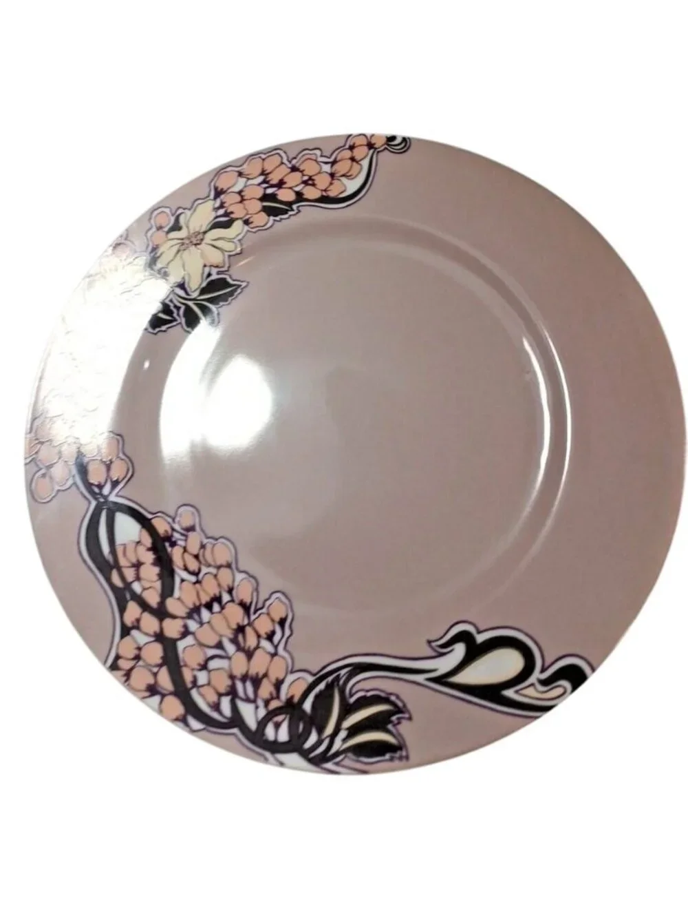 4 Georges Briard Floral Parisienne Art Nouveau Wisteria Floral Dinner Plates